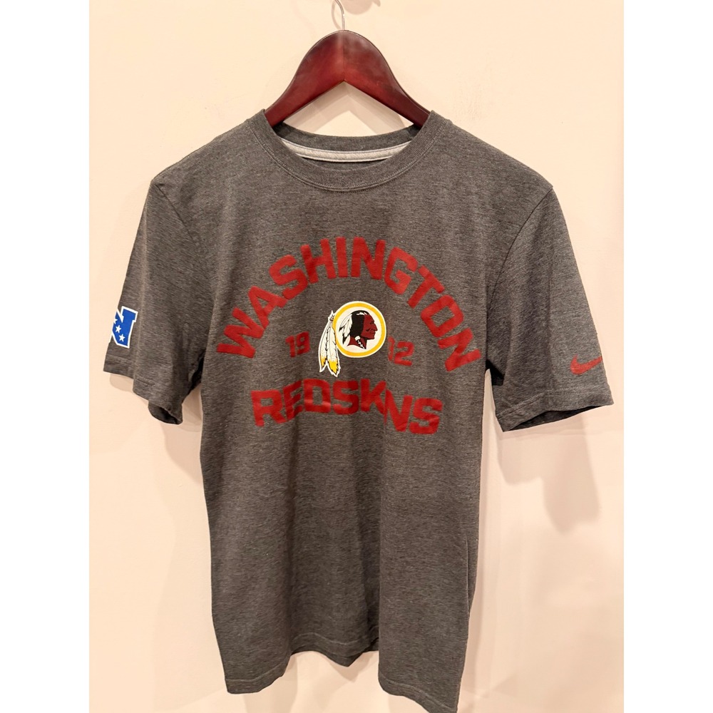 Nike Washington Redskins Tee Gray NFL Team Apparel Shirt Small